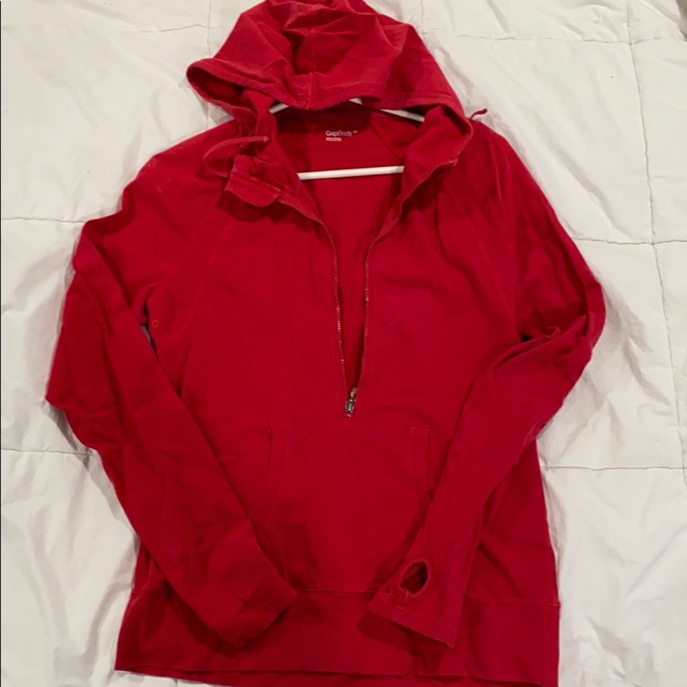 Half zip hoodie